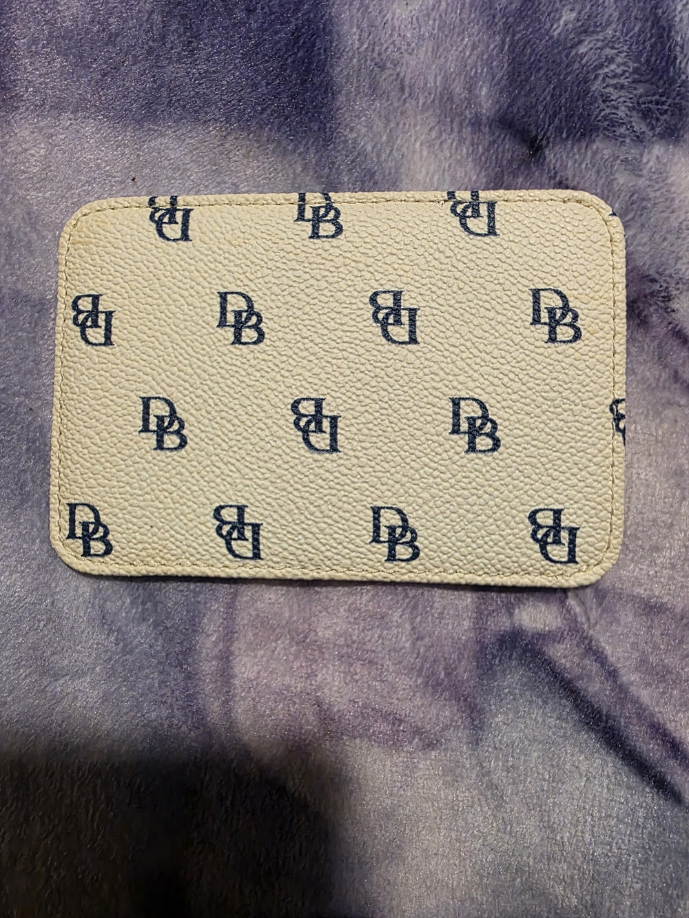 Dooney & Bourke Cream Logo Tote with Matching Wallet, Wristlet and Cardholder - Picture 3 of 13